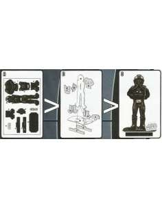 STAR WARS. KIT CONSTRUCCIÓN POP&BUILD TIE FIGHTER PILOT 12CM 2