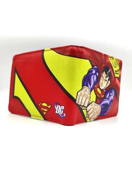 SUPERMAN. CARTERA INTERIOR AZUL SUPERMAN VOLANDO