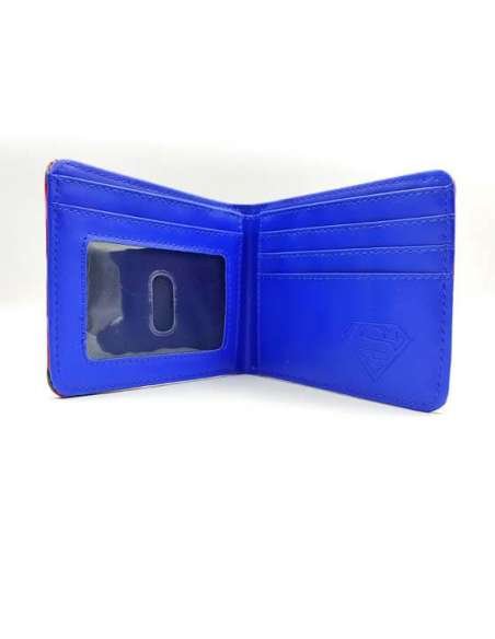 SUPERMAN. CARTERA INTERIOR AZUL SUPERMAN VOLANDO