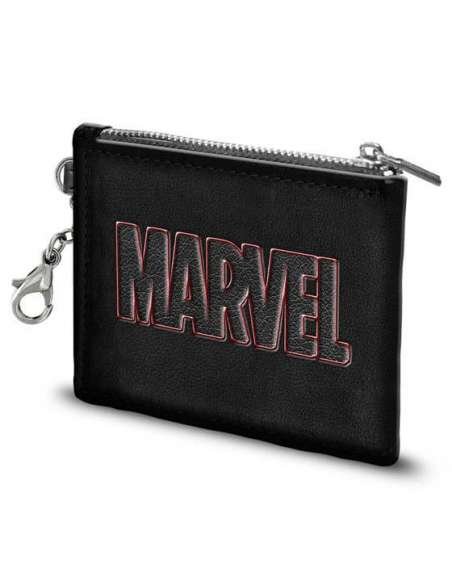 MARVEL. TARJETERO MONEDERO LOGO MARVEL
