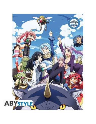 SLIME. PÓSTER CHIBI GROUP (52x38)