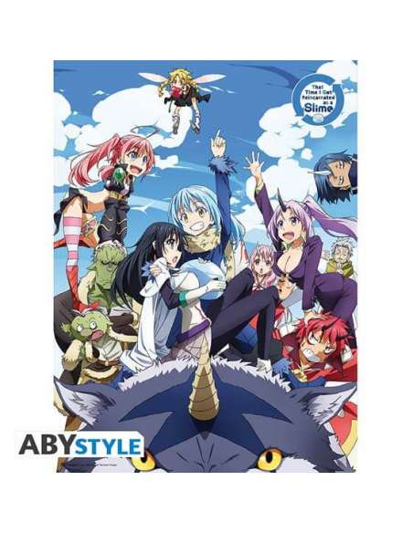 SLIME. PÓSTER CHIBI GROUP (52x38)