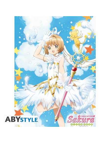 CARDCAPTOR SAKURA. PÓSTER CHIBI SAKURA & WAND (52x38)