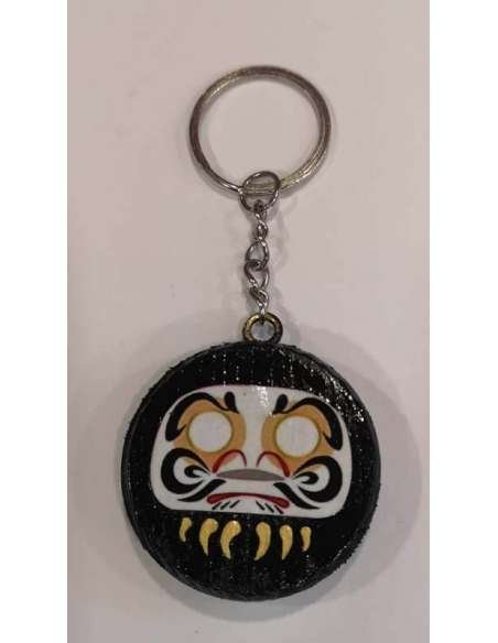 DARUMA. LLAVERO DARUMA NEGRO