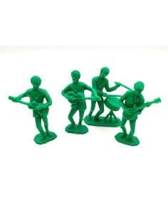 THE BEATLES. FIGURAS THE BEATLES 8CM VERDE 2