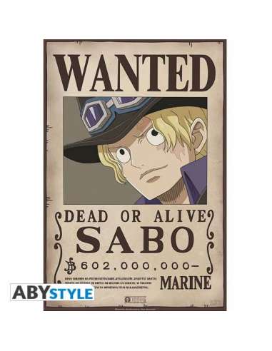 ONE PIECE. PÓSTER CHIBI WANTED SABO (52x35)
