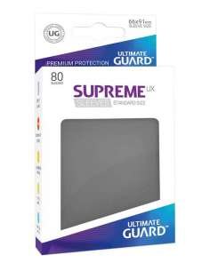 FUNDAS CARTAS. SUPREME UX GRIS OSCURO (80 UN) 66X91MM