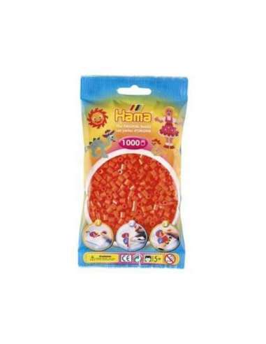 HAMA BEADS: BEADS MIDI 1000 COLOR 04 NARANJA