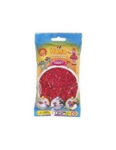 HAMA BEADS: BEADS MIDI 1000 COLOR 29 ROJO BURDEOS