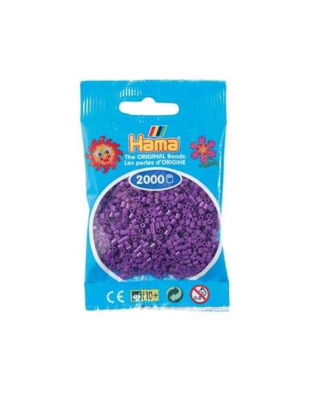 HAMA BEADS: BEADS MINI 2000 COLOR 07 VIOLETA