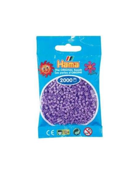 HAMA BEADS: BEADS MINI 2000 COLOR 45 VIOLETA PASTEL