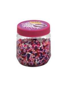 HAMA BEADS: BOTE 4.000 BEADS PINK MIX