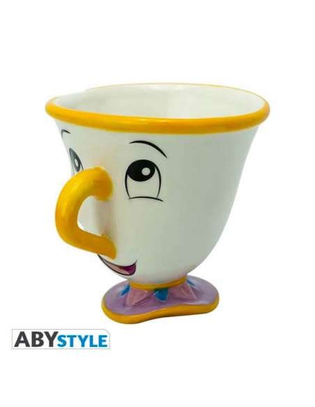 DISNEY. TAZA CHIP LA BELLA Y LA BESTIA 3D