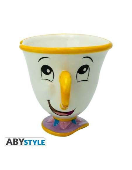 DISNEY. TAZA CHIP LA BELLA Y LA BESTIA 3D