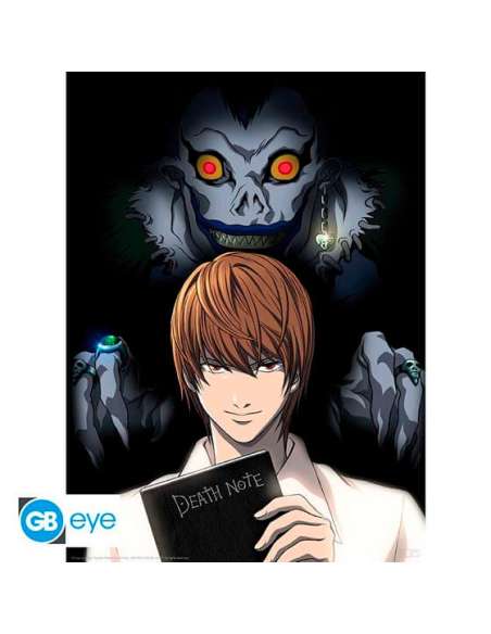 DEATH NOTE. PÓSTER CHIBI LIGHT & RYUK (52x38)