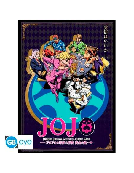 JOJO'S BIZARRE ADVENTURE. PÓSTER CHIBI GOLDEN WIND (52x38)
