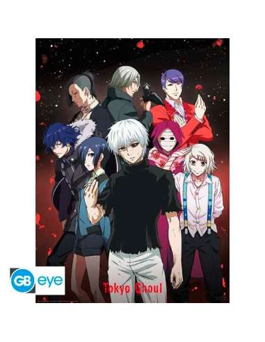 TOKYO GHOUL. PÓSTER CHIBI GROUP (52x38)
