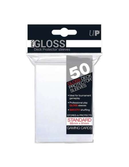 FUNDAS CARTAS. FUNDAS PROTECTORAS (TRANSPARENTES) ESTÁNDAR PRO-GLOSS (50 UN) 66X91MM