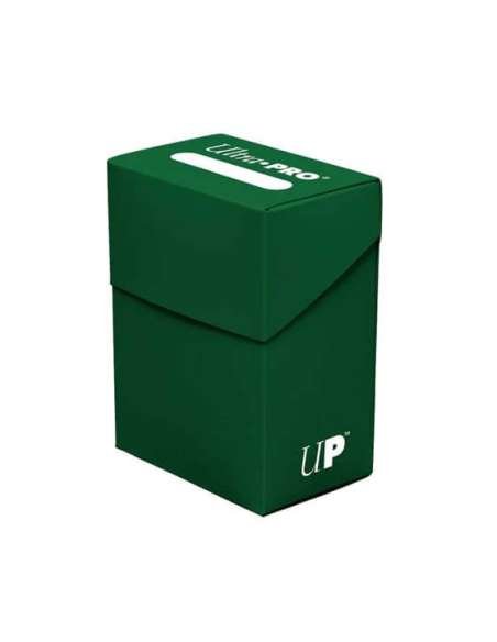CAJA PARA CARTAS. SOLID COLOR DECK BOX (VERDE BOSQUE) 80+
