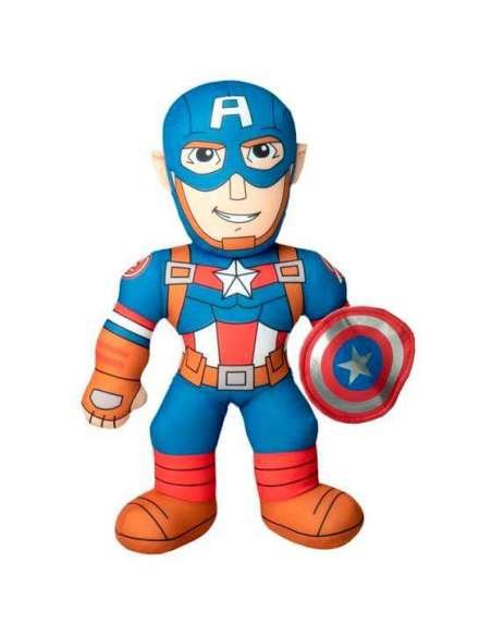 CAPITÁN AMÉRICA. PELUCHE CAPITÁN AMÉRICA CON SONIDO 39CM MARVEL