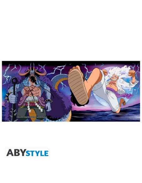 ONE PIECE. TAZA LUFFY CONTRA KAIDO 320ML