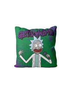RICK Y MORTY. COJÍN CUADRADO GET SCHWIFTY RICK Y MORTYGRYFFINDOR