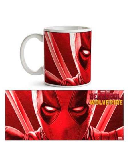 DEADPOOL & WOLVERINE. TAZA DEADPOOL MARVEL