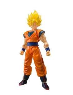 DRAGON BALL Z. FIGURA ARTICULADA SON GOKU SUPER SAIYAN FULL POWER 14CM SH FIGUARTS