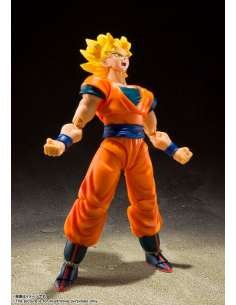 DRAGON BALL Z. FIGURA ARTICULADA SON GOKU SUPER SAIYAN FULL POWER 14CM SH FIGUARTS 2