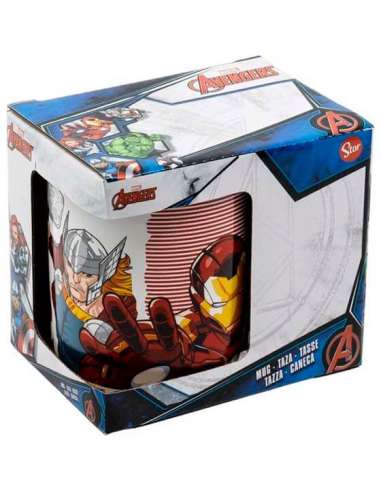MARVEL. TAZA AVENGERS COMIC HEROES 325ML