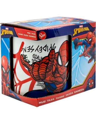 SPIDERMAN. TAZA SPIDERMAN URBAN WEB 325ML