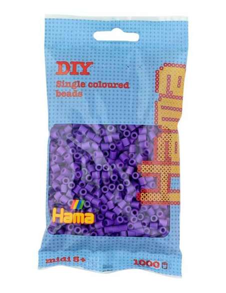HAMA BEADS: BEADS MIDI 1000 COLOR 07 VIOLETA