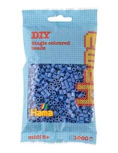 HAMA BEADS: BEADS MIDI 1000 COLOR 107 AZUL LAVANDA