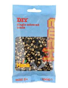 HAMA BEADS: BEADS MIDI 1000 COLOR 63 BRONCE 2