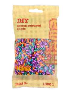 HAMA BEADS: BEADS MIDI 1000 COLOR 92 (3 BICOLOR)