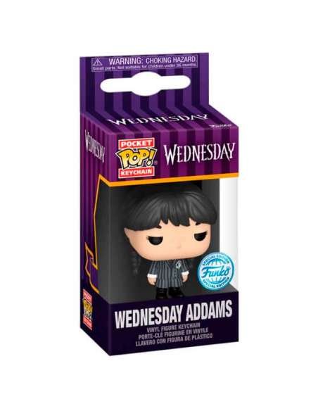 WEDNESTAY. LLAVERO FUNKO POCKET POP WEDNESDAY ADDAMS