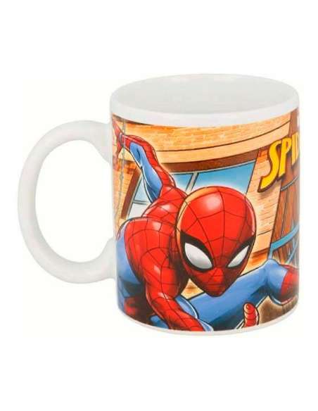 SPIDERMAN. TAZA SPIDERMAN STREETS 325ML
