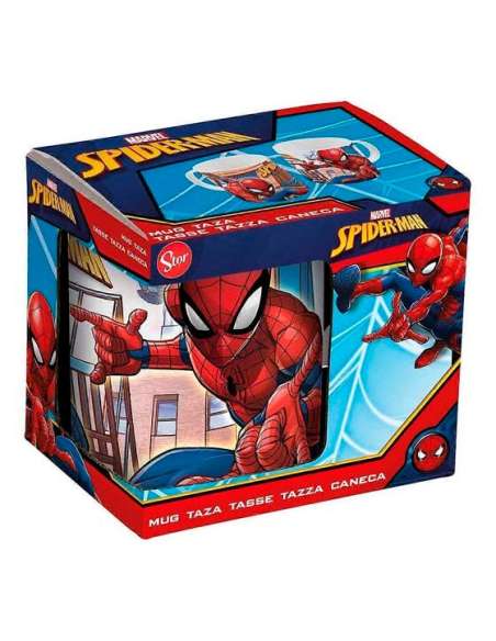 SPIDERMAN. TAZA SPIDERMAN STREETS 325ML