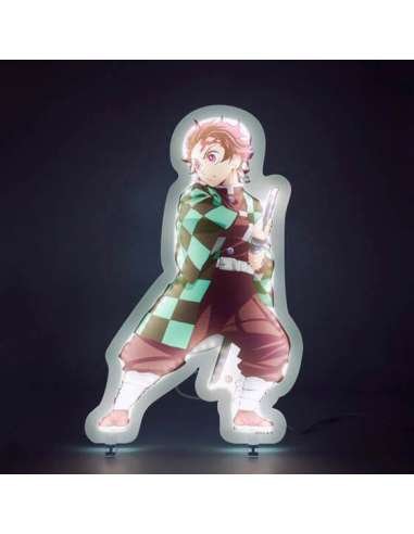 GUARDIANES DE LA NOCHE. LÁMPARA NEÓN TANJIRO 40CM DEMON SLAYER: KIMETSU NO YAIBA