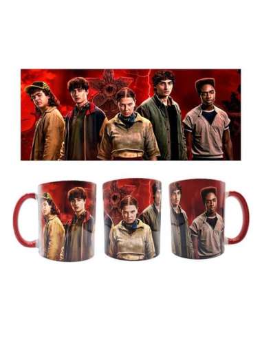 STRANGER THINGS. TAZA PROTAGONISTAS