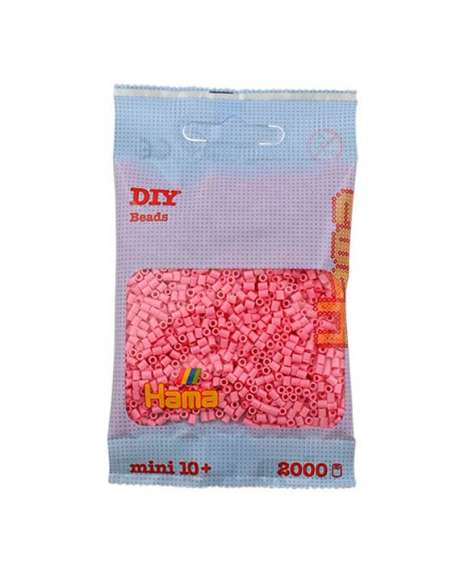 HAMA BEADS: BEADS MINI 2000 COLOR 06 ROSA
