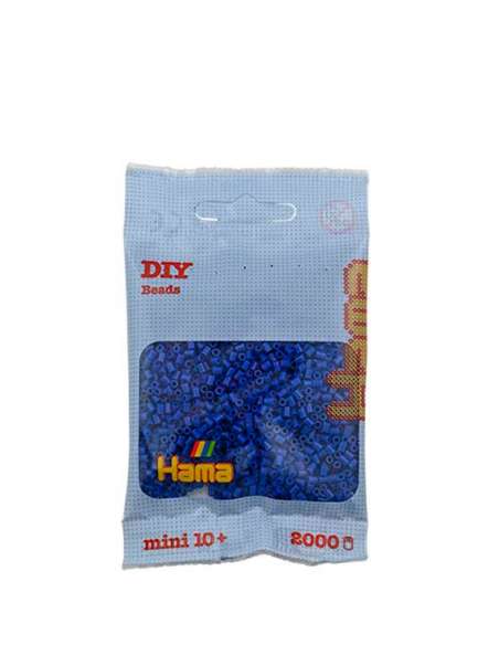 HAMA BEADS: BEADS MINI 2000 COLOR 08 AZUL
