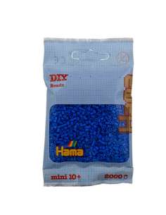 HAMA BEADS: BEADS MINI 2000 COLOR 09 AZUL CLARO