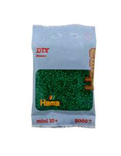 HAMA BEADS: BEADS MINI 2000 COLOR 10 VERDE