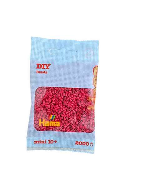 HAMA BEADS: BEADS MINI 2000 COLOR 29 ROJO BURDEOS
