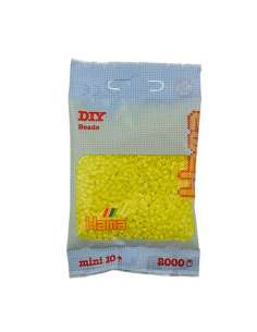 HAMA BEADS: BEADS MINI 2000 COLOR 43 AMARILLO PASTEL