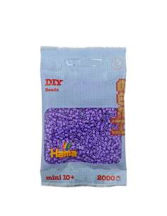 HAMA BEADS: BEADS MINI 2000 COLOR 45 VIOLETA PASTEL