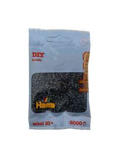 HAMA BEADS: BEADS MINI 2000 COLOR 71 GRIS OSCURO