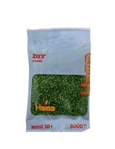 HAMA BEADS: BEADS MINI 2000 COLOR 84 VERDE OLIVA