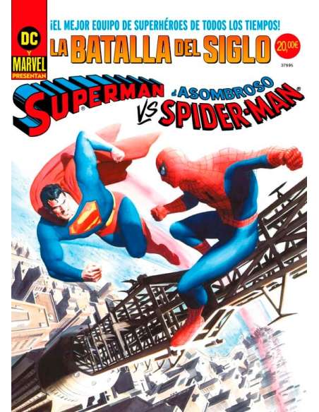SUPERMAN VS. EL ASOMBROSO SPIDERMAN -PORTADA ALEX ROSS- (DC - MARVEL TREASURY EDITION) ***RSV***